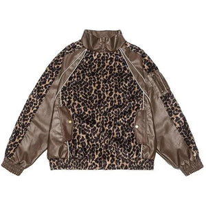 1984® Leopard Patchwork Bomber Jacket 1984