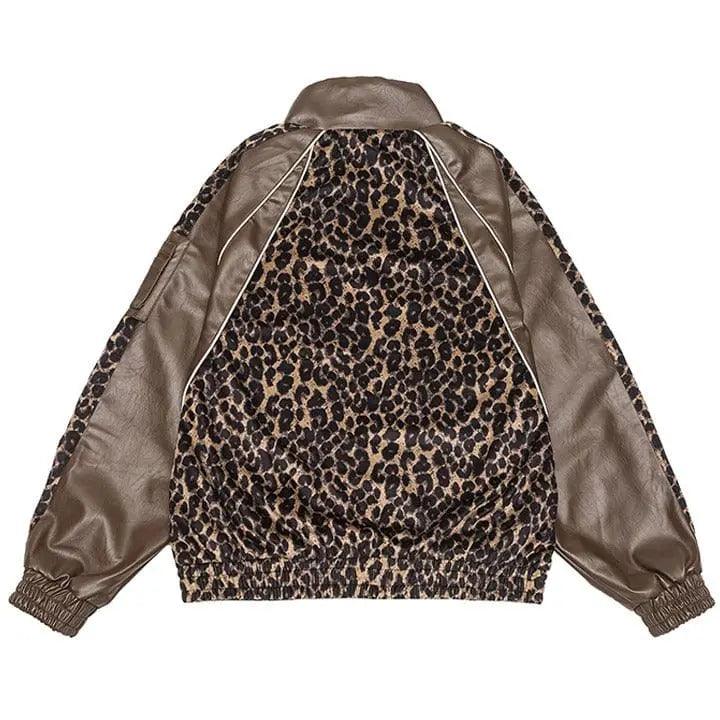 1984® Leopard Patchwork Bomber Jacket 1984