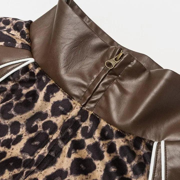 1984® Leopard Patchwork Bomber Jacket 1984