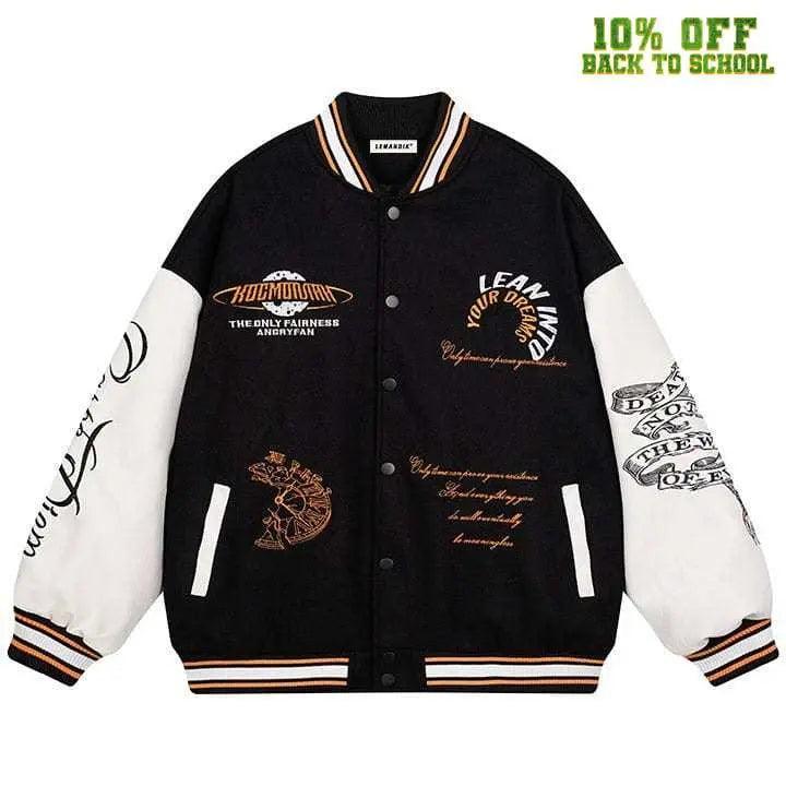 1984® Letterman Varsity Jacket Broken Clock 1984