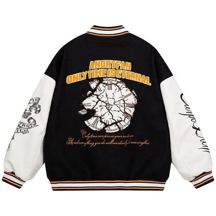 1984® Letterman Varsity Jacket Broken Clock 1984