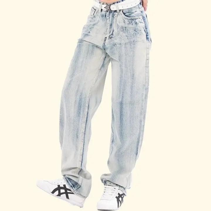 1984® Loose Fit Acid Washed Skate Jeans 1984