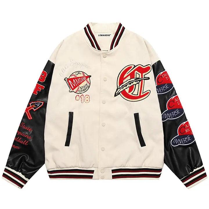 1984® MMDANBR Varsity Jacket Embroider Baseball 1984