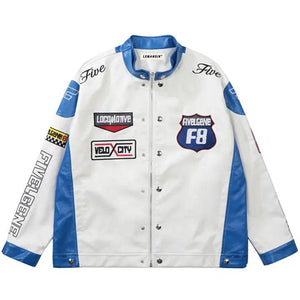 1984® Motorcycle PU Leather Racing Jacket 1984