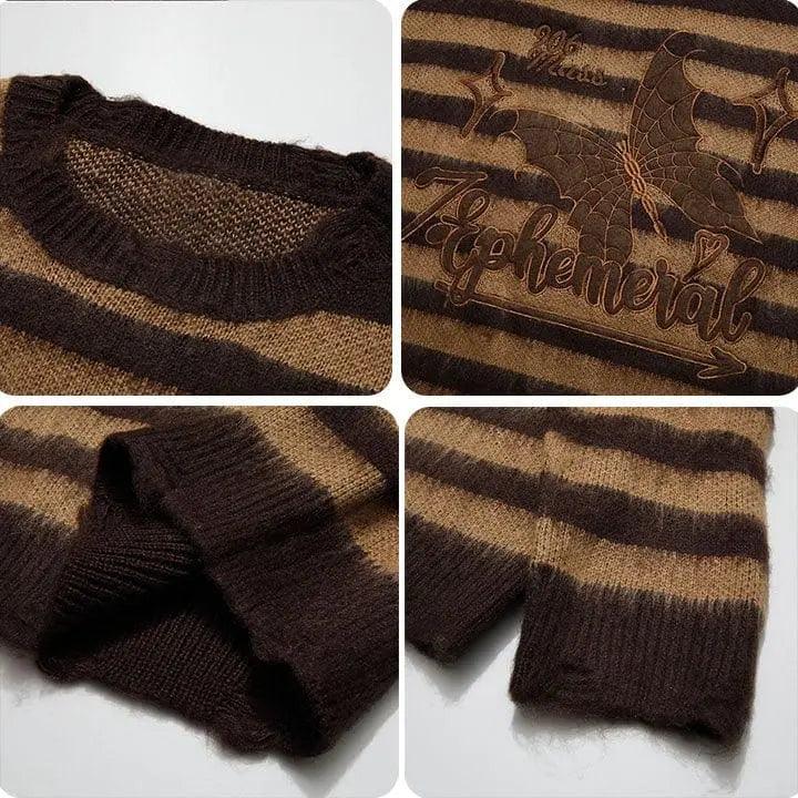 1984® Oversize Mohair Butterfly Knit Sweater 1984