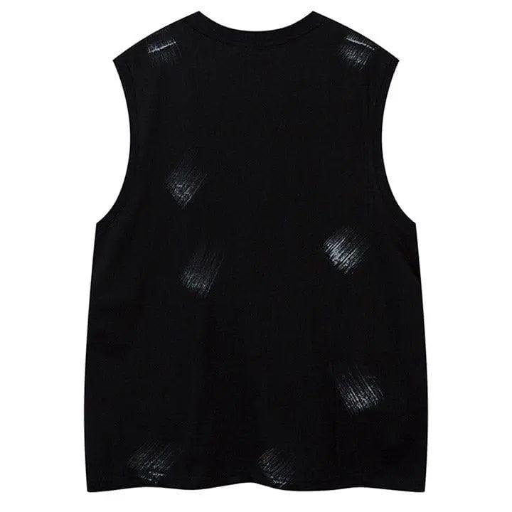 1984® Oversize Star Print Sleeveless T-shirt 1984