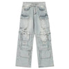 1984® Ripped Multi Pocket Cargo Jeans 1984