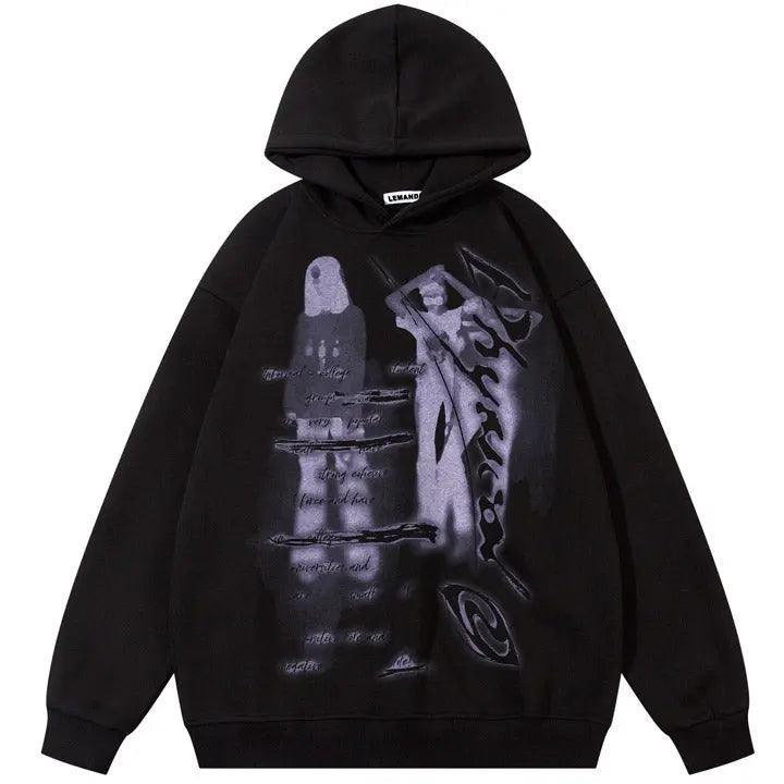 1984® Streetwear Graphic Hoodie Cartoon Portrait 1984