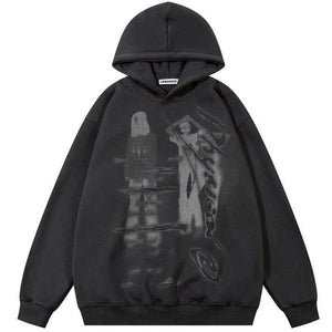 1984® Streetwear Graphic Hoodie Cartoon Portrait 1984