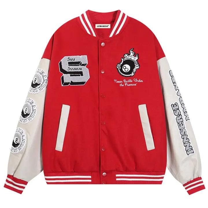 1984® Unisex Varsity Jacket Eight Ball Patch 1984