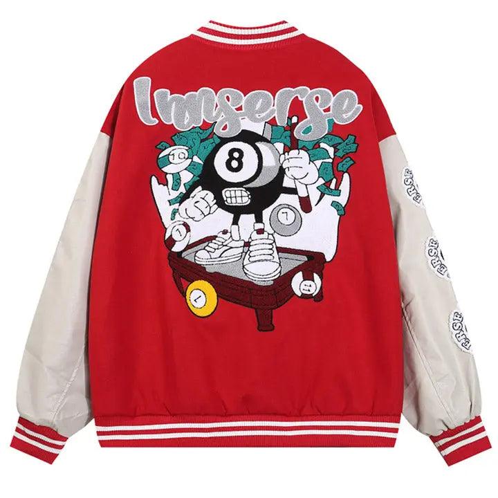 1984® Unisex Varsity Jacket Eight Ball Patch 1984