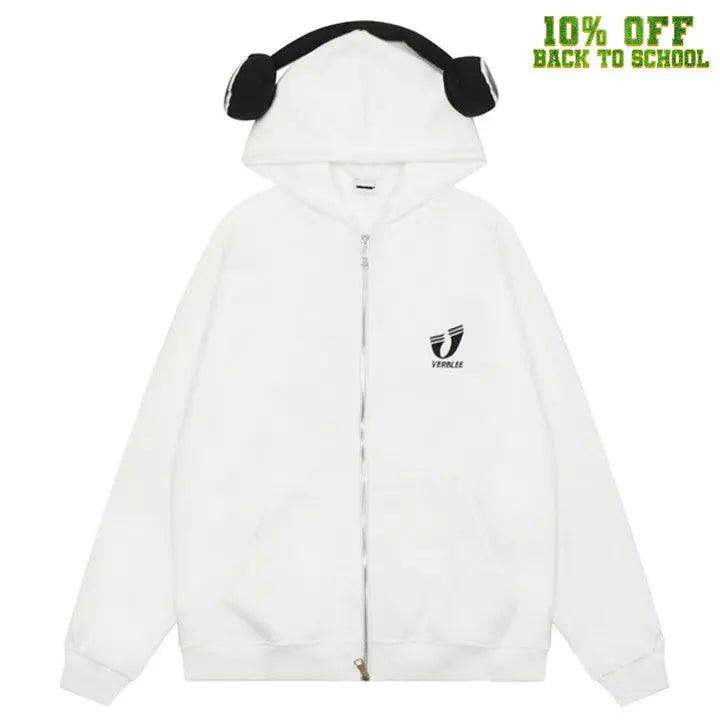 1984® Zip Up Hoodie Detachable Headphones 1984