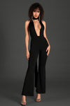 Velda Hollow Backless Jumpsuit