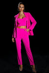 Marcelline Button Suit 3 Piece Set