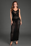 Baniadis V-Neck Knit Maxi Dress Acmefun