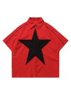 1984 Star Zipper Design Shirt -1575