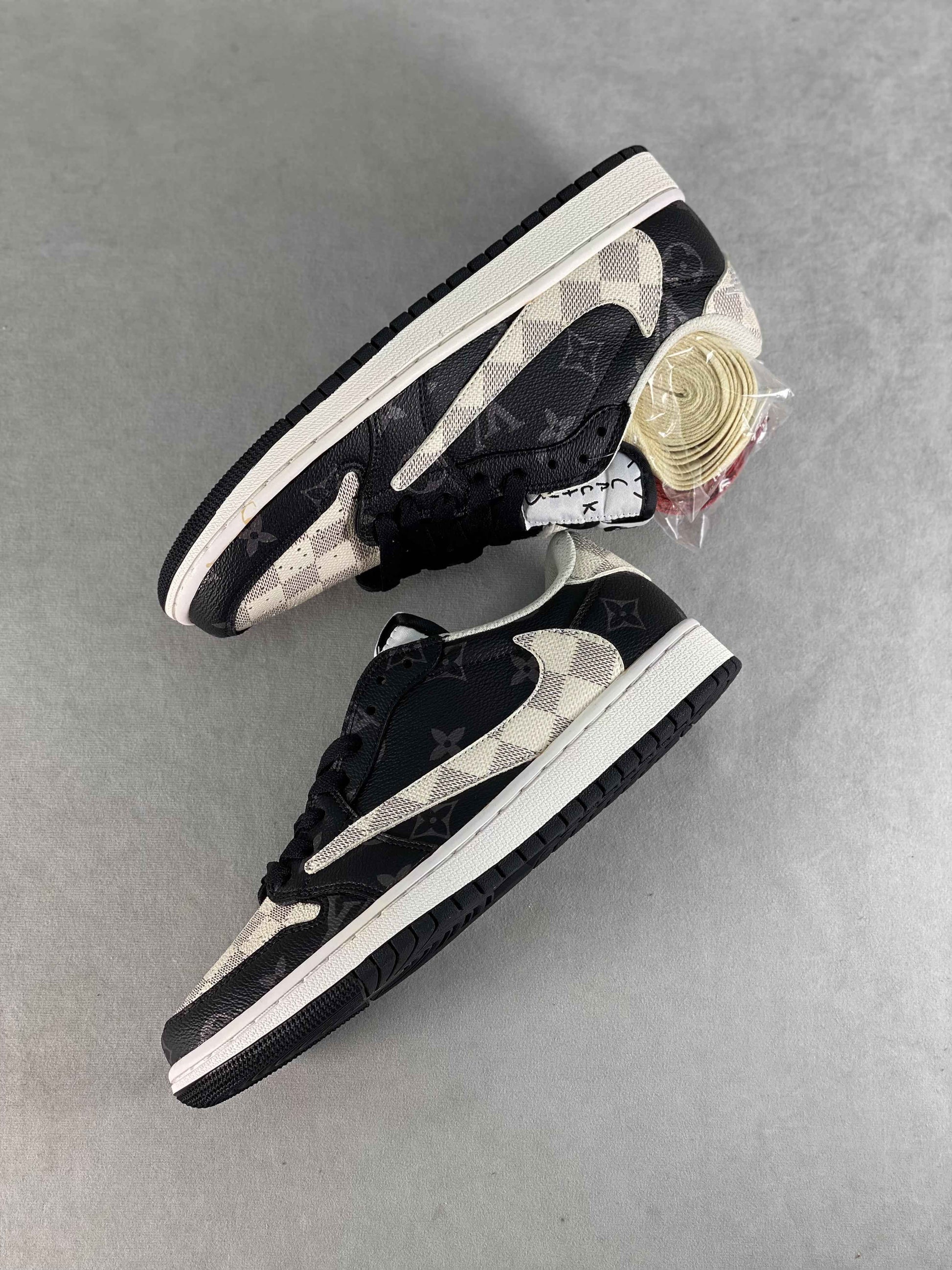 Custom Travis Scott x Fragment x Air Jordan 1 Low TS x LV DM7866-512
