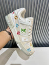 LUV Embroidered Creme Trainer  Sneakers-075