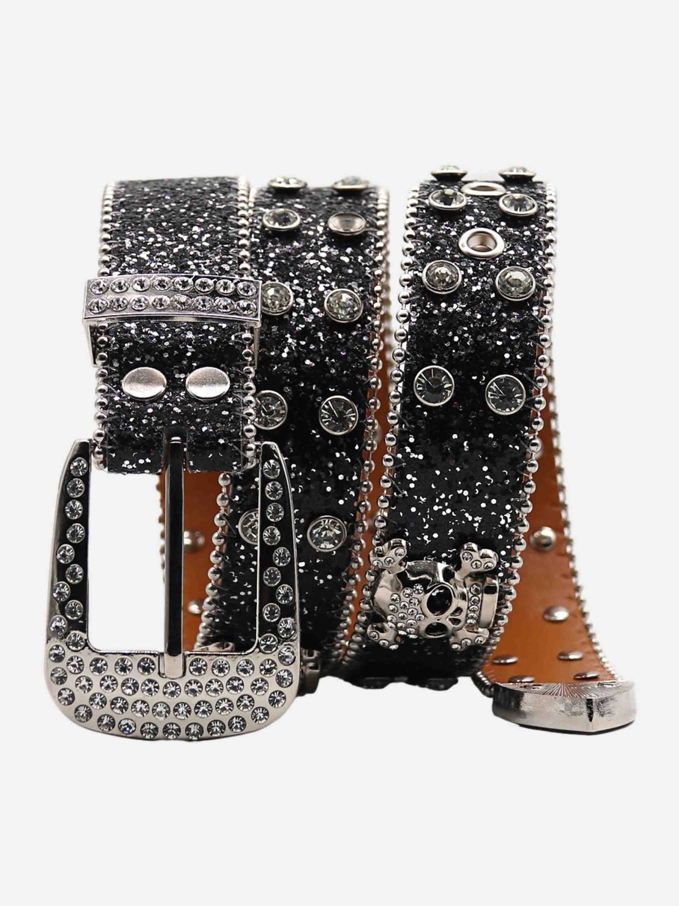 1984 Rhinestone Skull Belt - 1668 SP230728AN2F