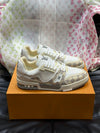 LUV Creme Trainer Sneakers-082