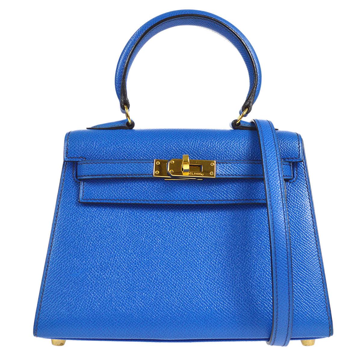 KELLY 20 SELLIER Blue France Courchevel Kilta bags