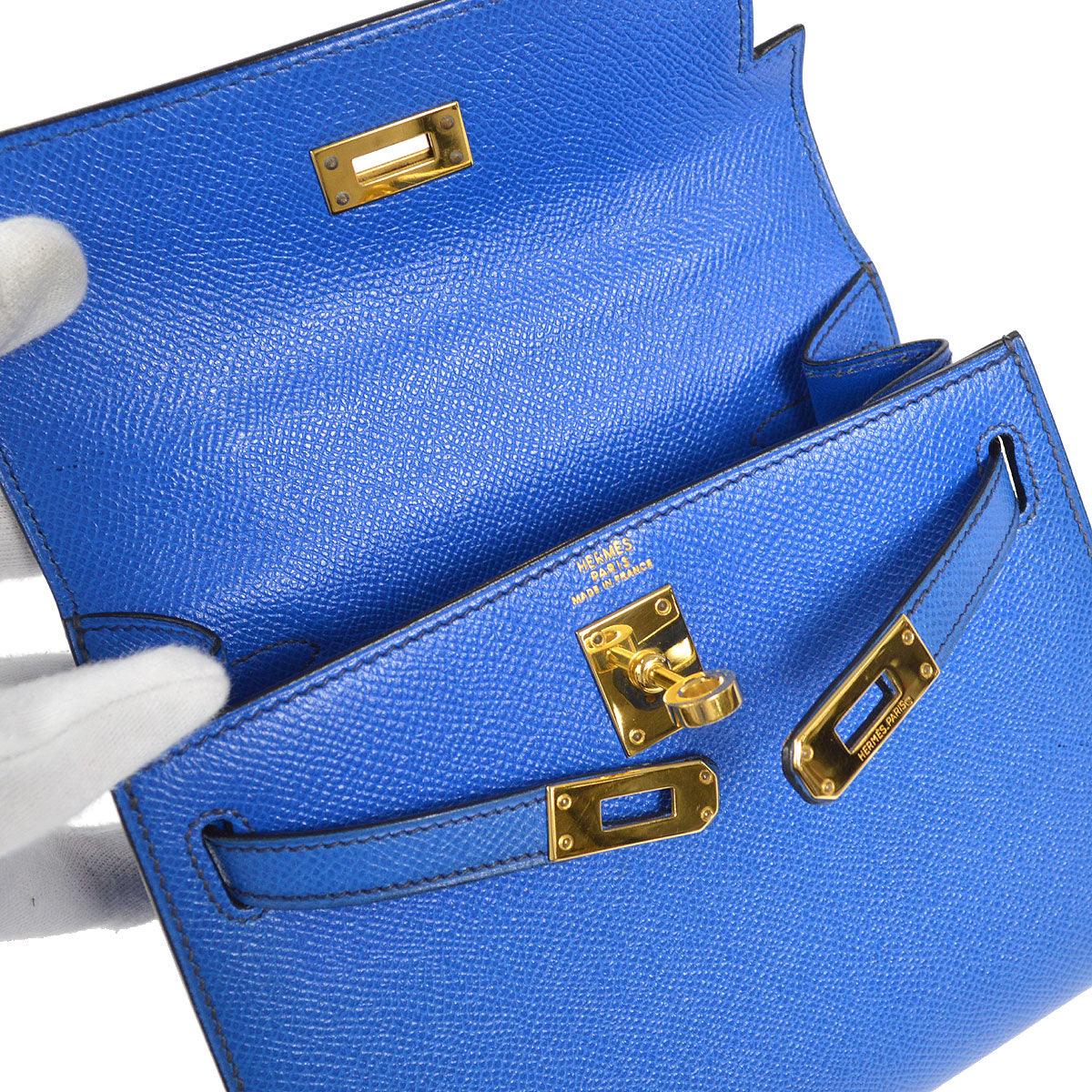 KELLY 20 SELLIER Blue France Courchevel Kilta bags