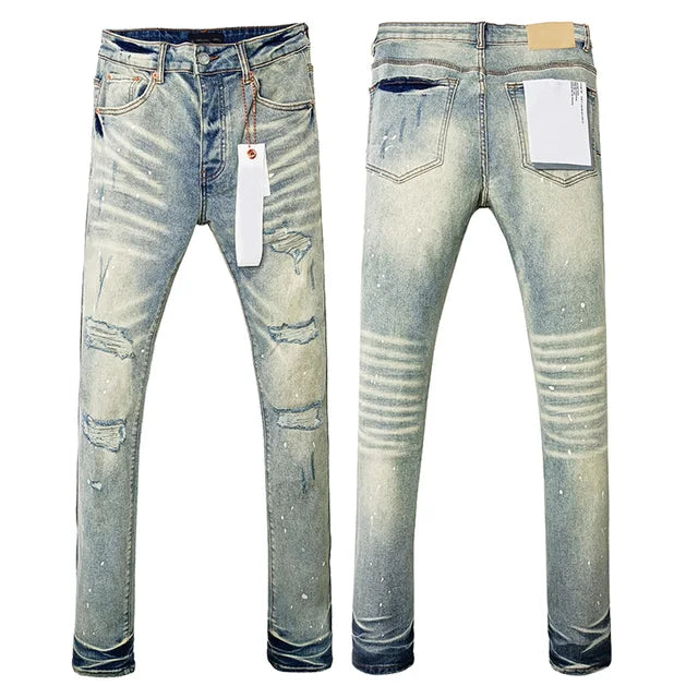 Premium Brand PRPL Roca Jeans Light Indigo P002 eprolo