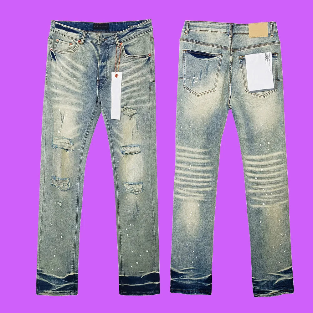 Premium Brand PRPL Roca Jeans Light Indigo P002 eprolo