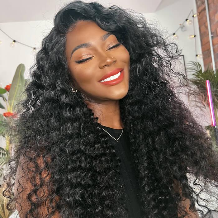 Deep Wave 13x4 Pre Bleached Knots HD Lace Front Wigs | VIP ONLY hermosahair