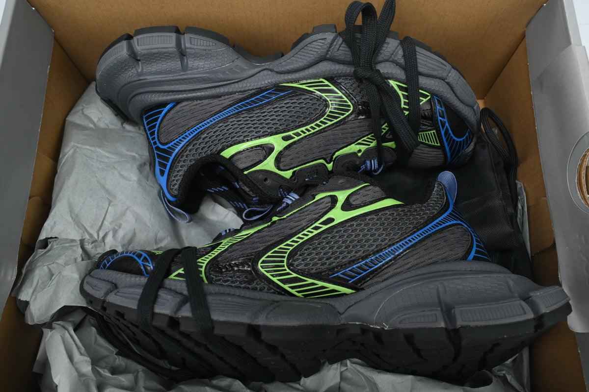 Custom BLCG Black Green Blue Sneakers W3XDC