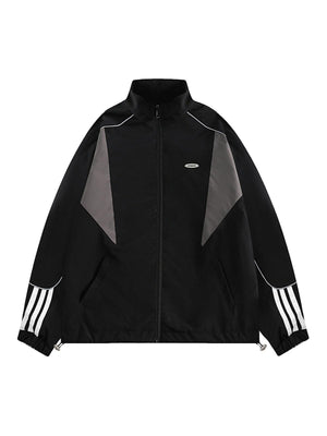 1984 Contrast color patchwork Track Jacket