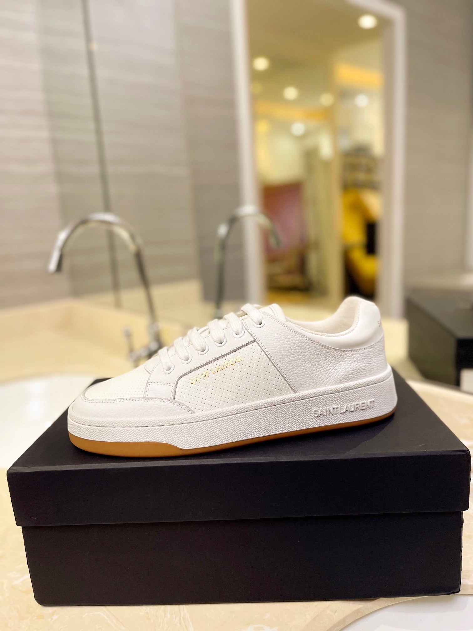 VSL White Leather Sneakers-170