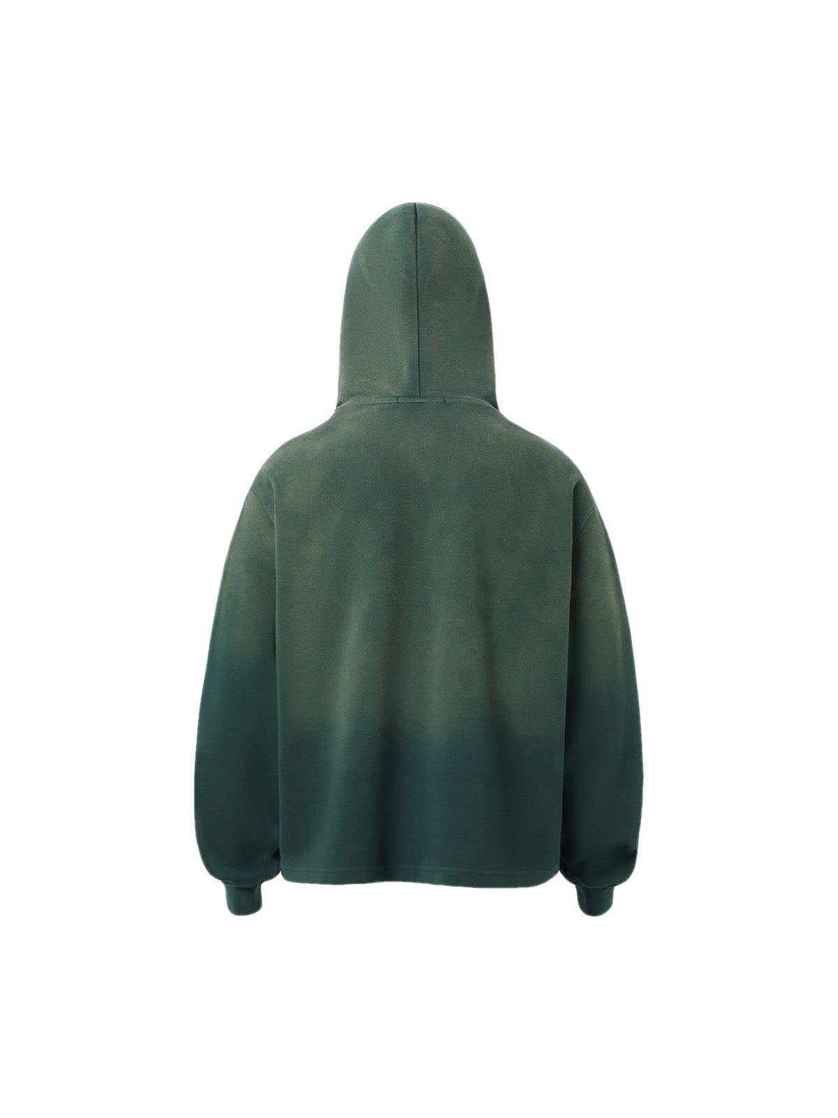 1984 Gradient Letter Distressed Pullover Hoodie