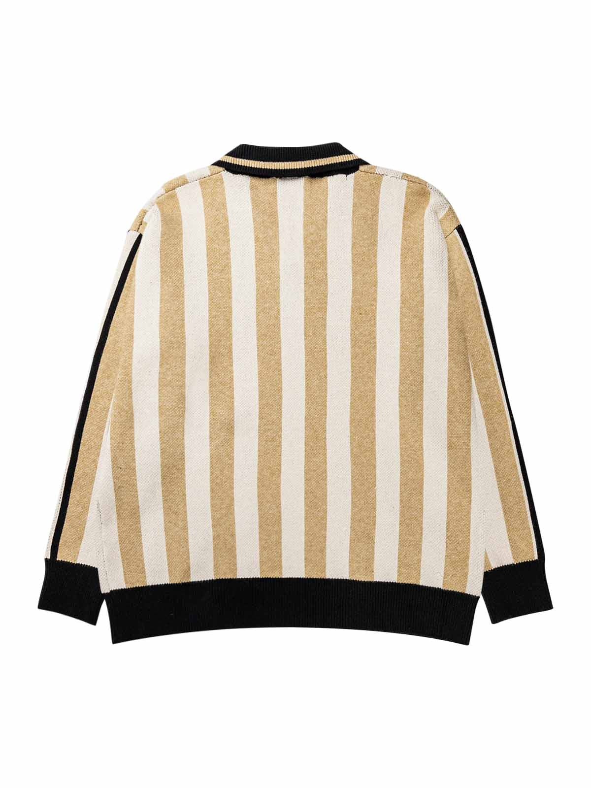 1984 Striped Star Jacquard Knit Sweater