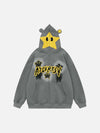 1984 Star Embroidered Hooded Sweatshirt - 1843 SP23100633BL