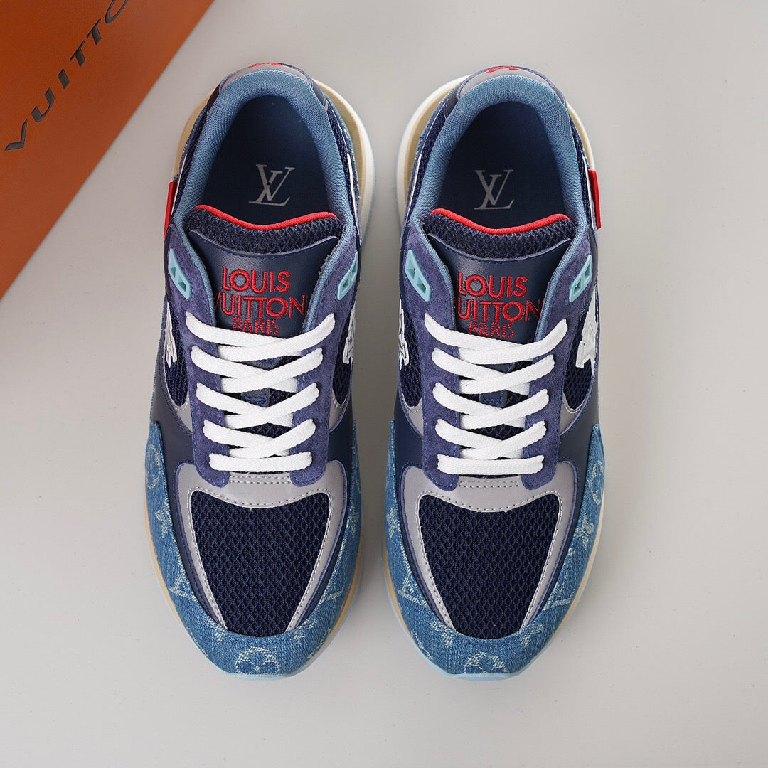 LUV Run Away Monogram denim Sneakers-110