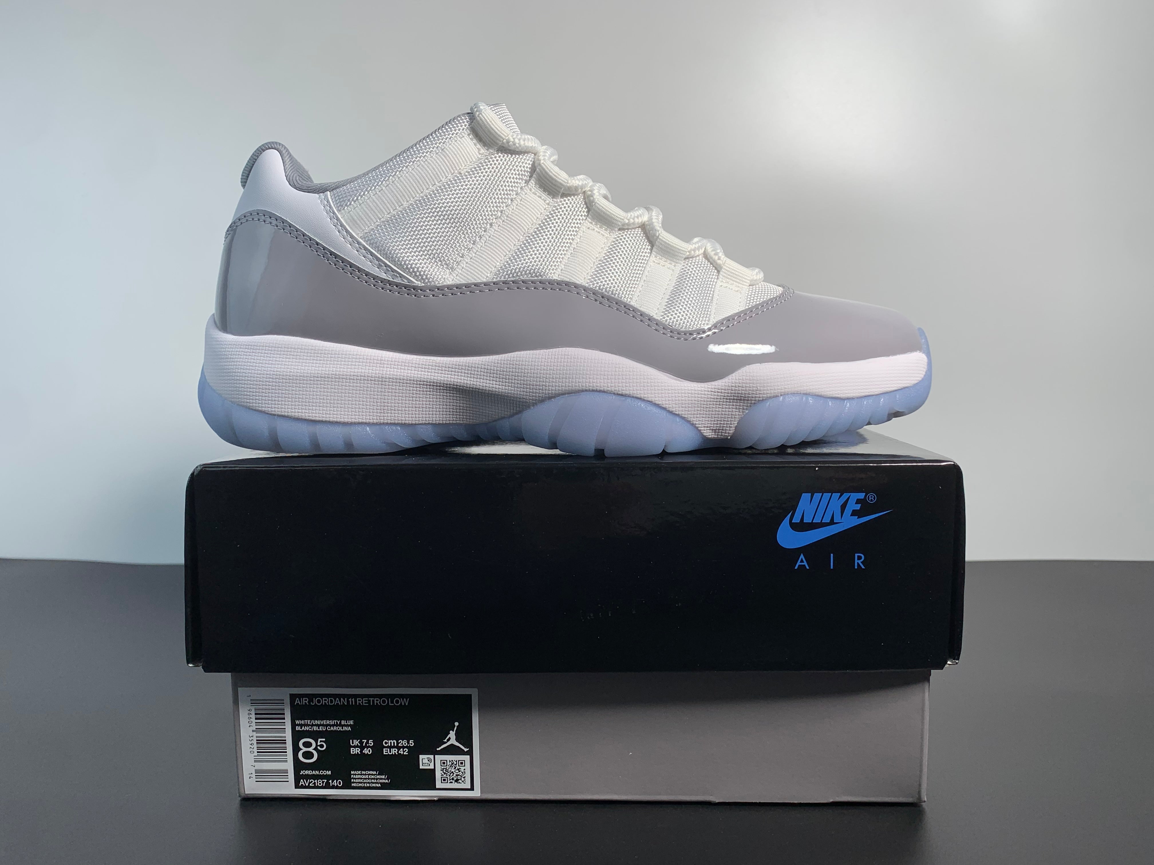 Air Jordan 11 Low Cement Grey AV2187-140