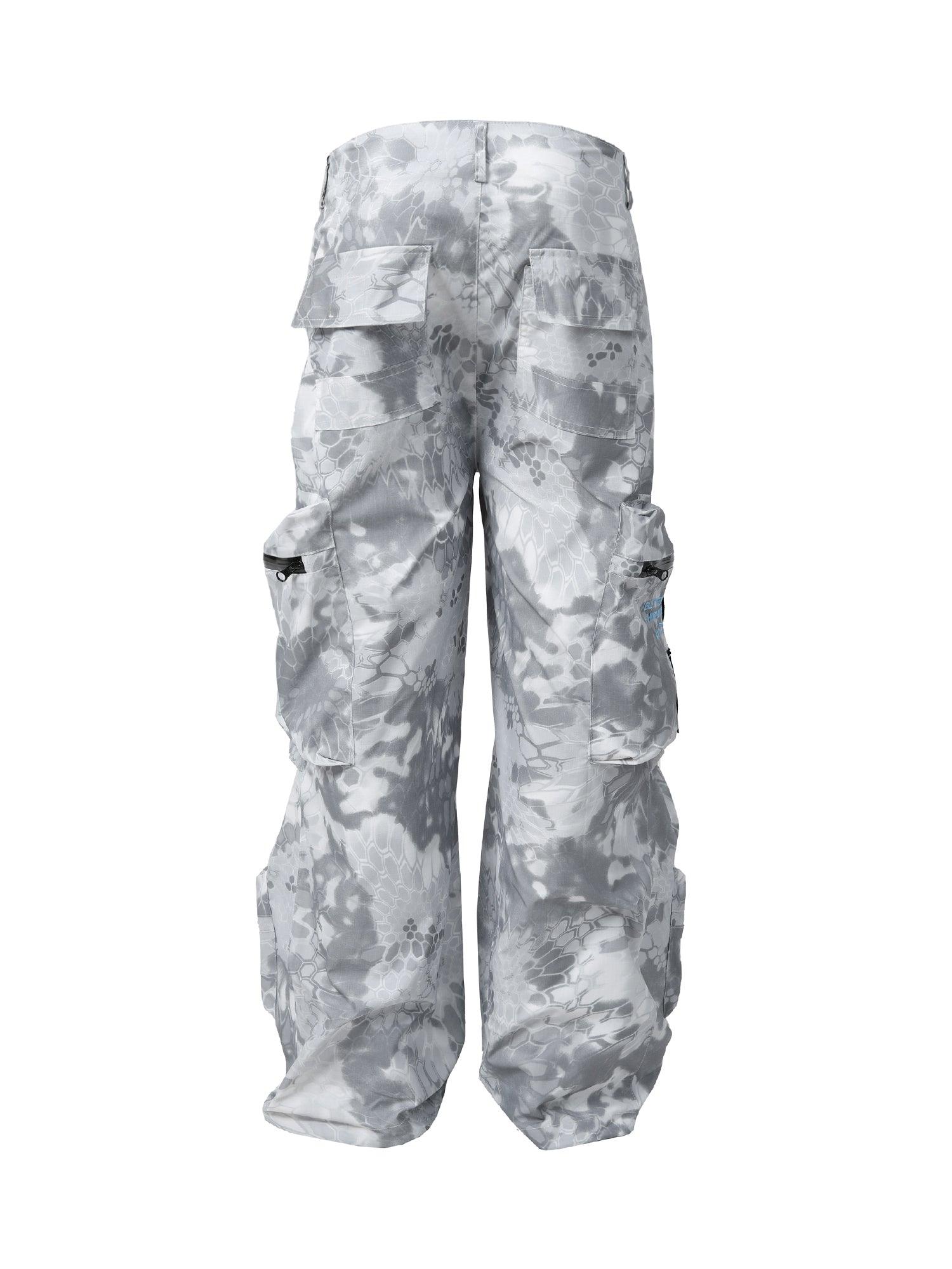 1984 High Street Camouflage Multi-Pocket Woven Pants