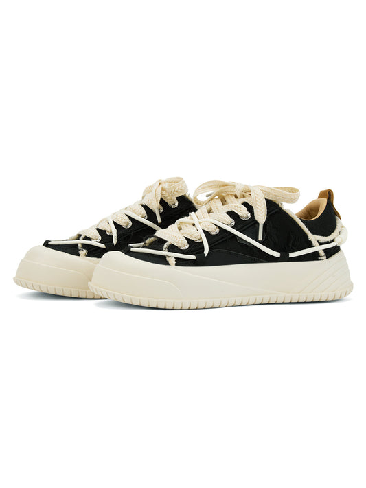 Sneakerhill Canvas Paper Plane Street Rap Sneakers - 2155 - 1984