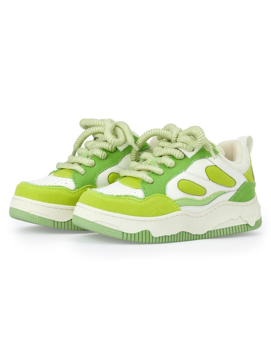 Sneakerhill Denim Thick Bottom Board Shoes