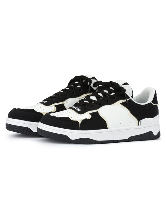 1984 High Street Black And White Board Casual Shoes -1554