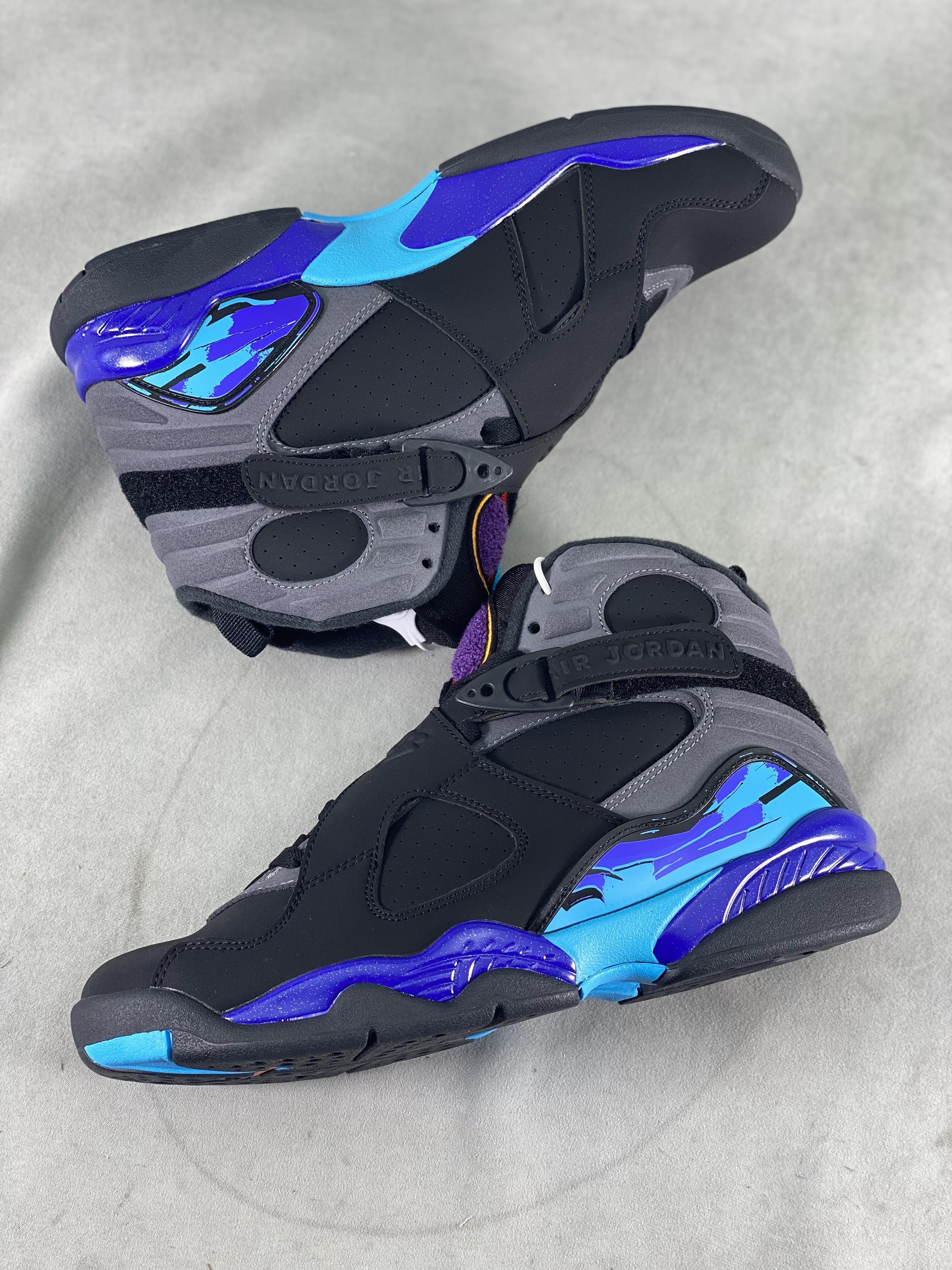 Custom Air Jordan 8 Aqua - sneakerhypesusa