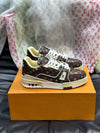 LUV Brown Trainer Sneakers-085