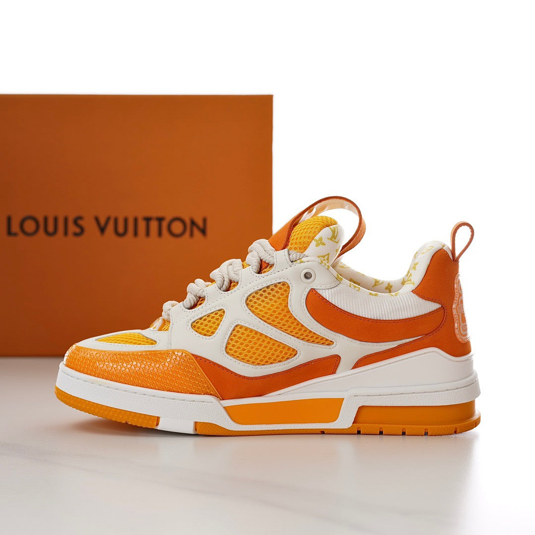 LUV Orange Skate Sneakers-099