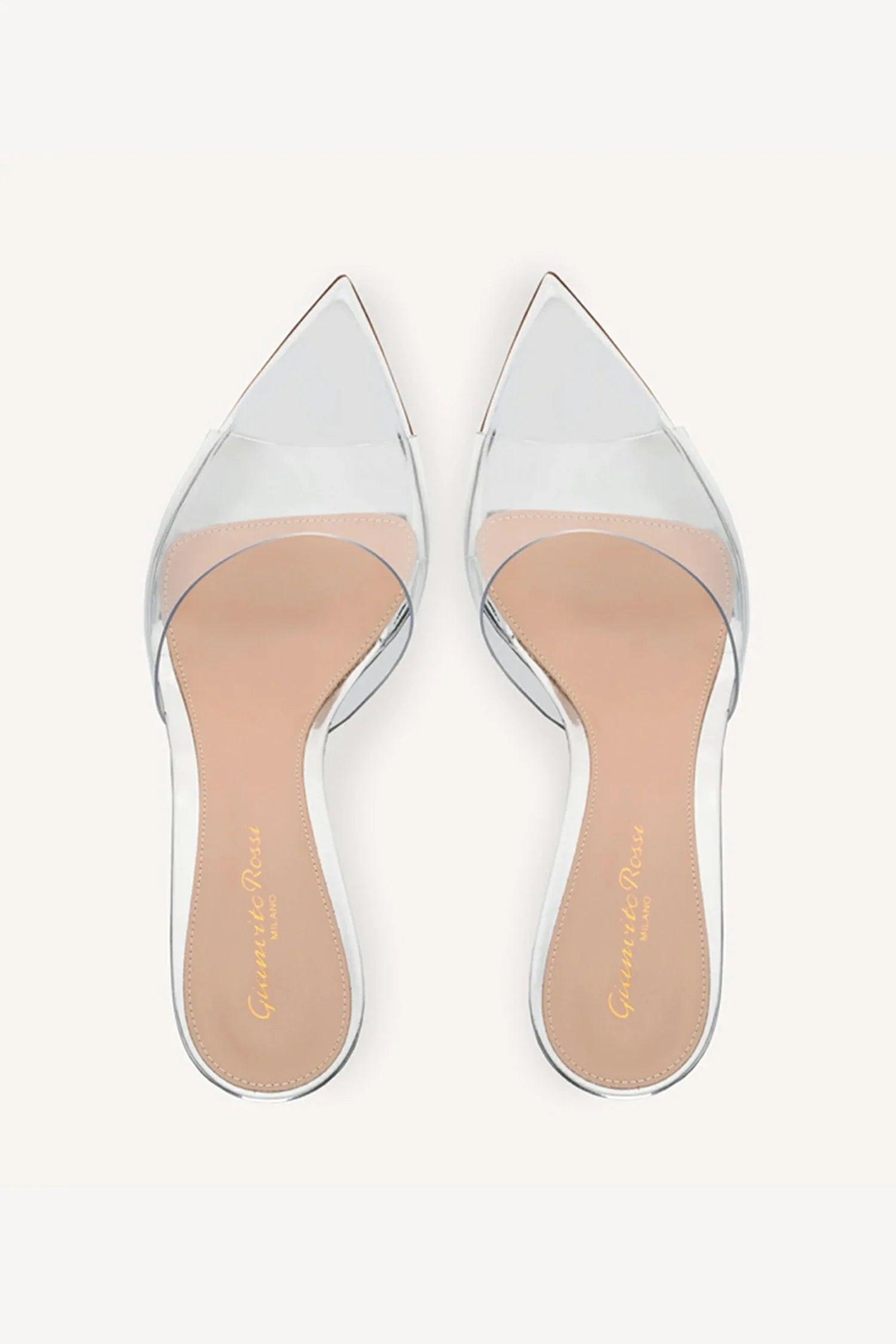 Caetlyn Clear Monochrome Heels