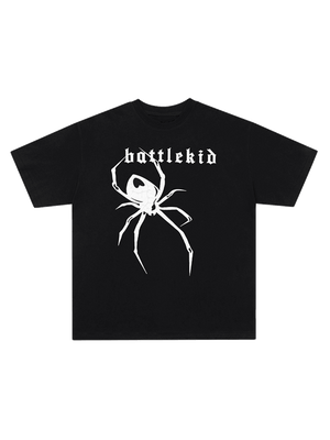 1984 Spider Print Street Rap T-Shirt SP240704SOJ6