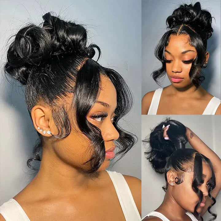 Pre Plucked 360 Lace Frontal Wig with Baby Hair 100% Human Hair 12A High Quality Hermosa Hair