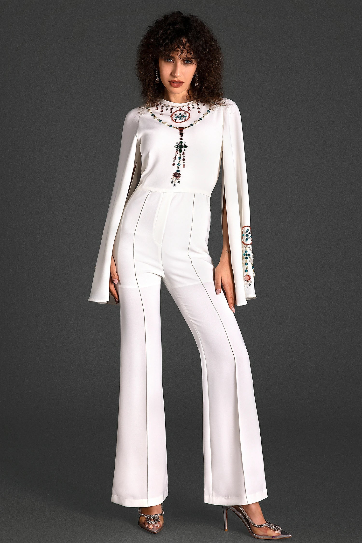 Wylda Crystal Embellished Jumpsuit