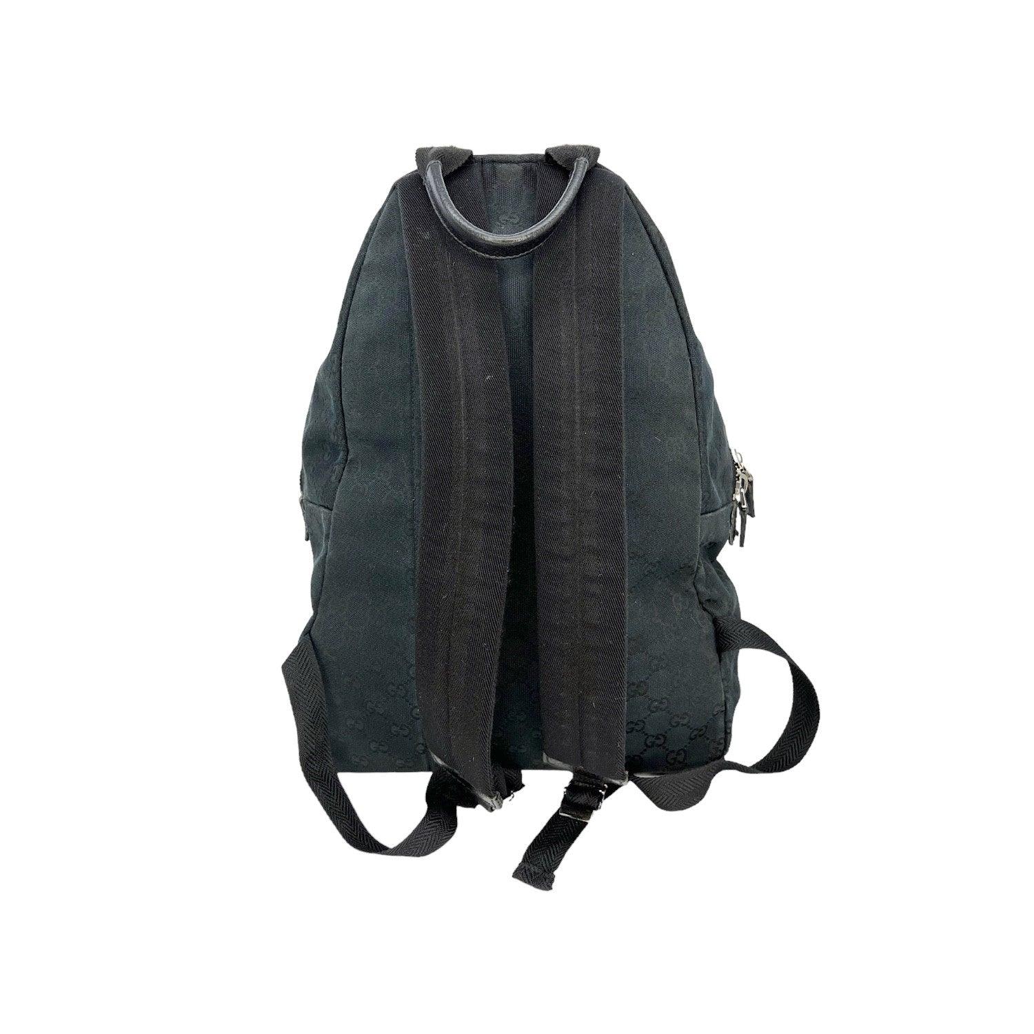 GG GG Monogram Web Medium Classic Backpack