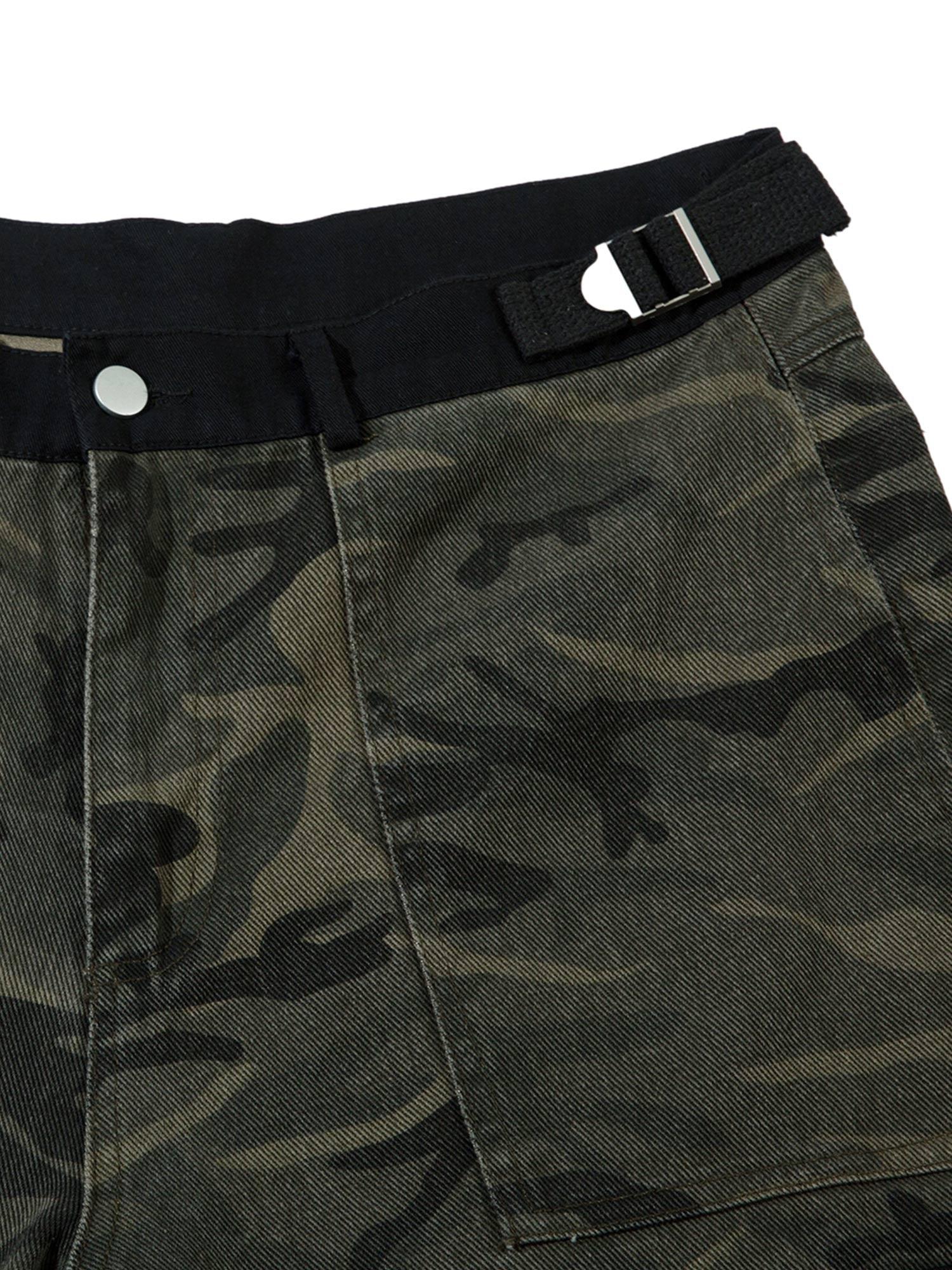 1984 High Street Patchwork Camouflage Pants - 2170